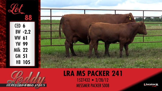 Lot #88 - LRA MS PACKER 241