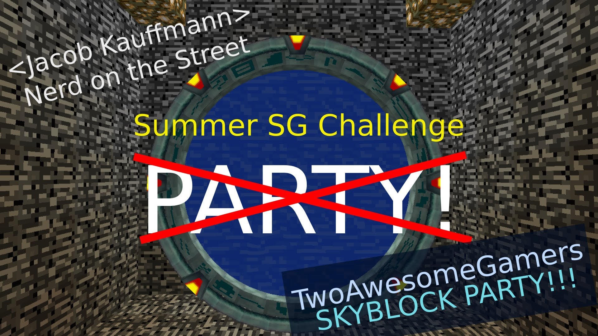 P̶a̶i̶n̶t̶b̶a̶l̶l̶ ̶P̶a̶r̶t̶y̶ SKYBLOCK PARTY!!! (TwoAwesomeGamers!)