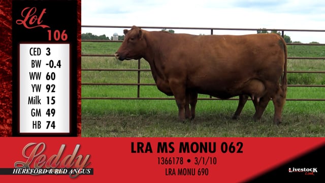 Lot #106 - LRA MS MONU 062