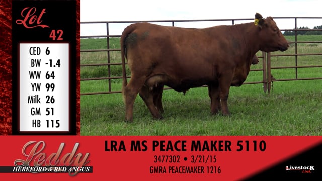 Lot #42 - LRA MS PEACE MAKER 5110
