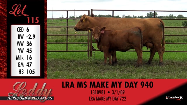 Lot #115 - LRA MS MAKE MY DAY 940