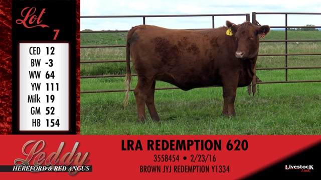 Lot #7 - LRA REDEMPTION 620