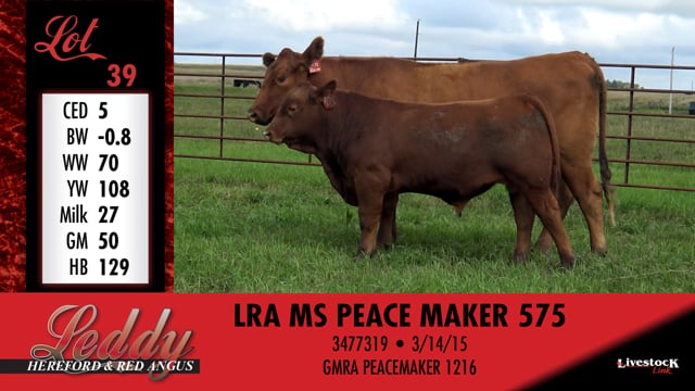 Lot #39B - LRA REDEMPTION 713