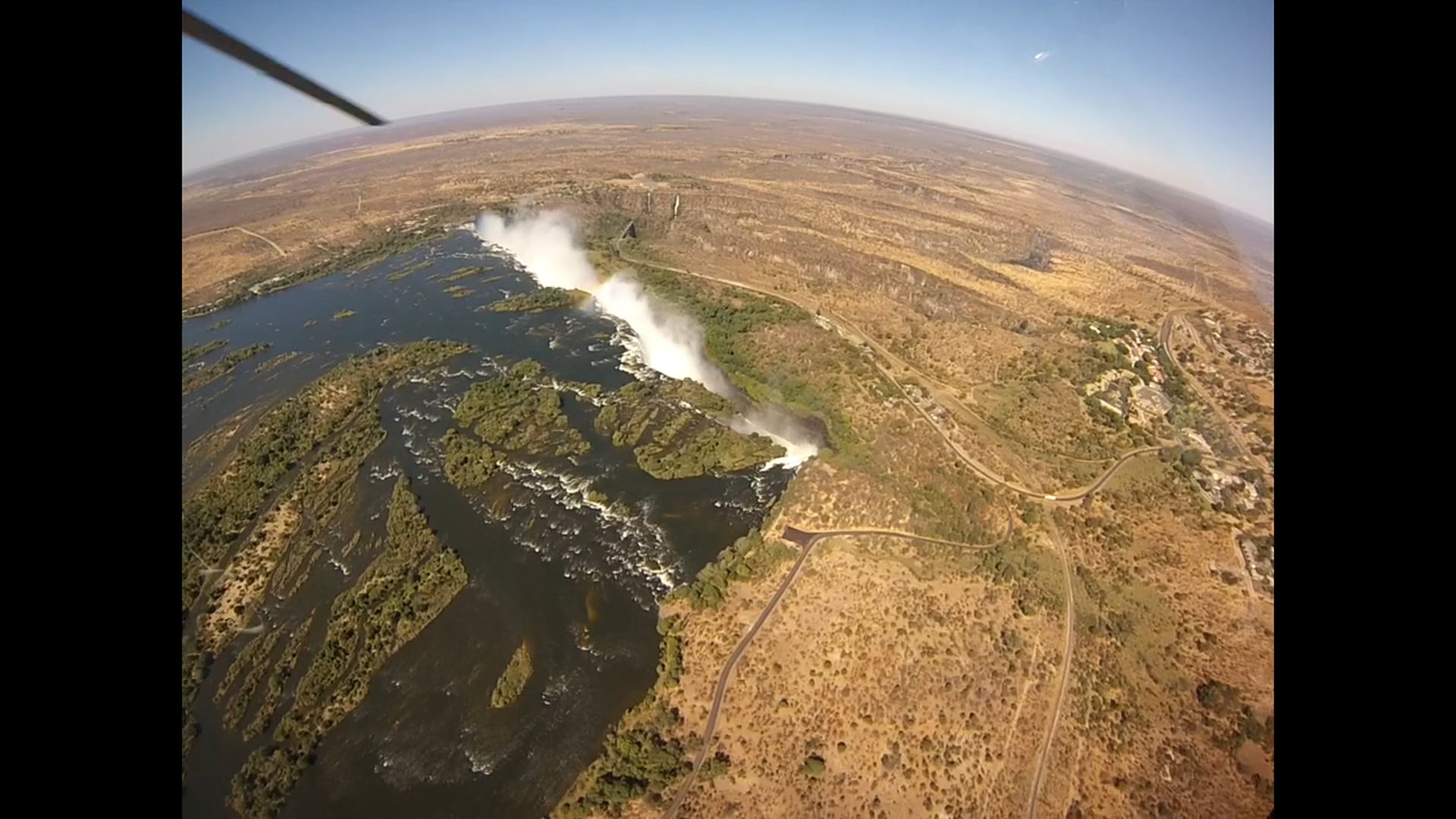 Helicopter Ride - Victoria Falls and Zambezi River