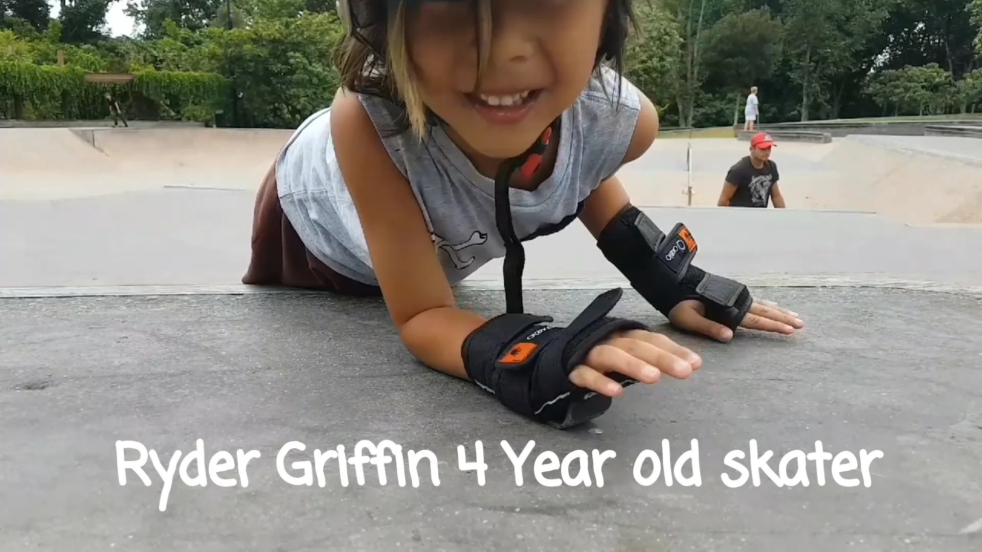 Griffin Perry = Lucky Skater Kid 