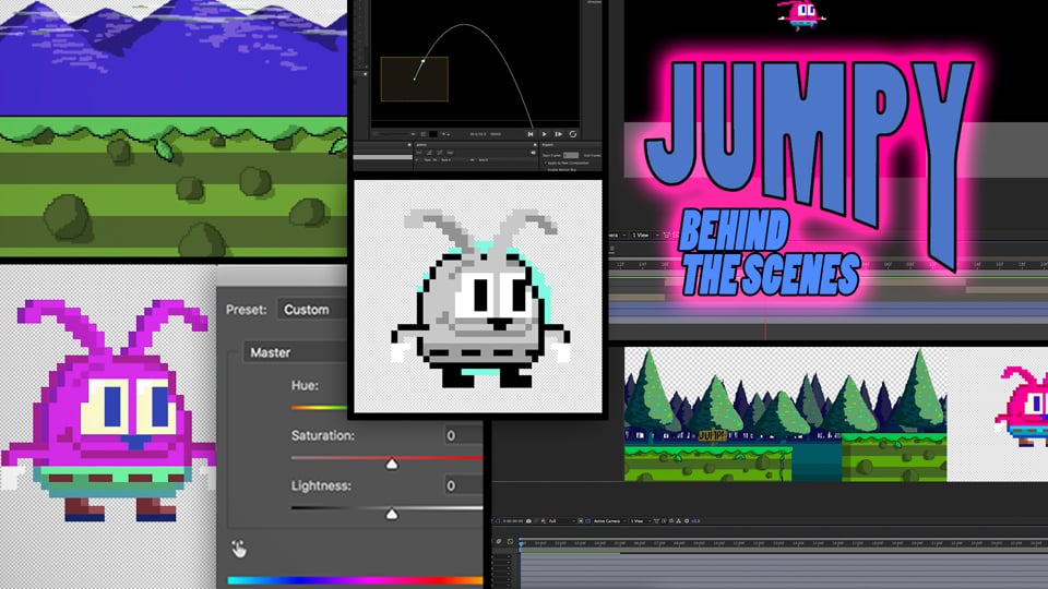 JUMPY Behind the Scenes - Πώς να δημιουργήσετε ένα κλασικό βιντεοπαιχνίδι