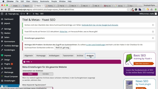 Einen Indexierungsplan erstellen und pflegen