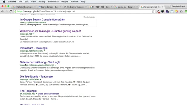 Die Site-Doppelpunkt Google-Suche