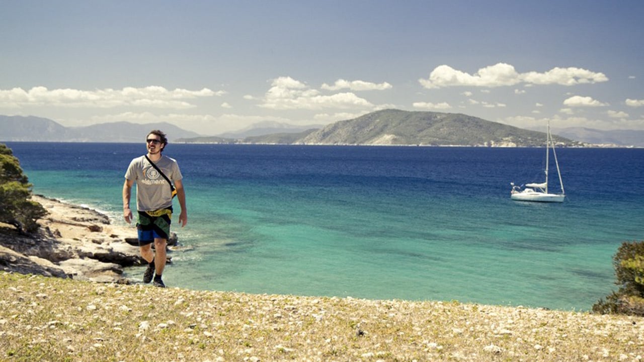 Social media content // Sailing in Greece