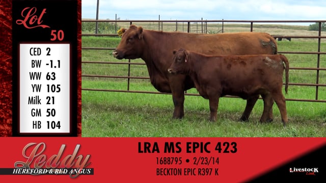 Lot #50 - LRA MS EPIC 423