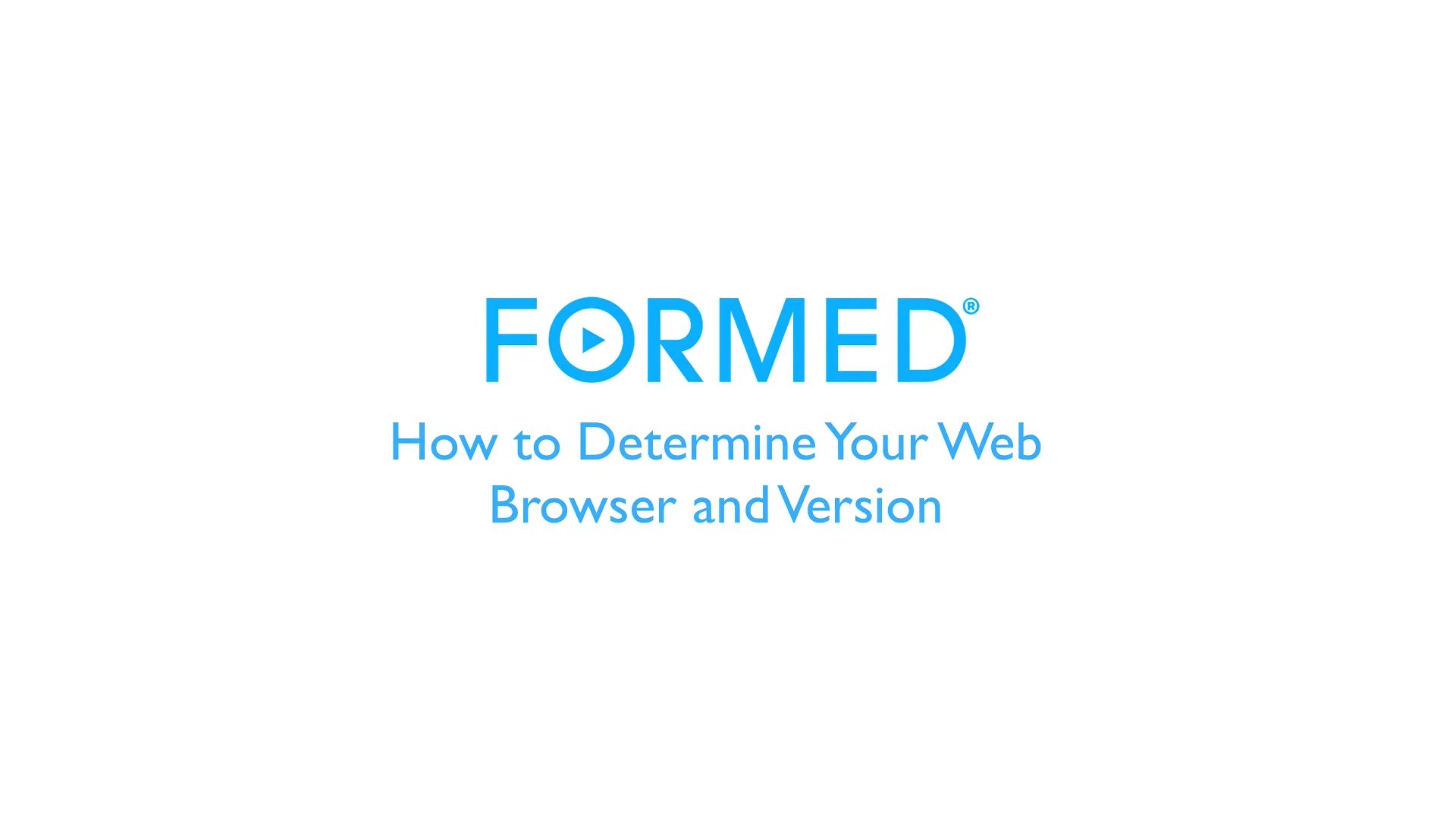 How to Determine Your Web Browser and Version on Vimeo