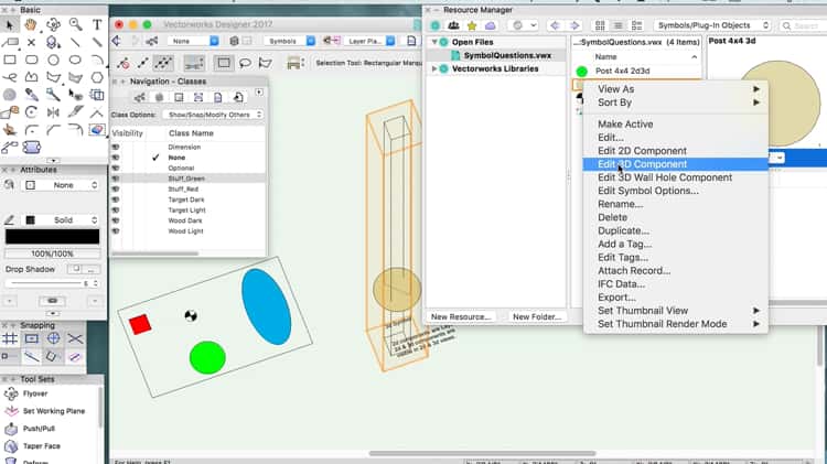 Vectorworks Edit Symbols