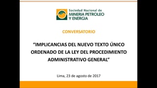 Ley del Procedimiento Administrativo General