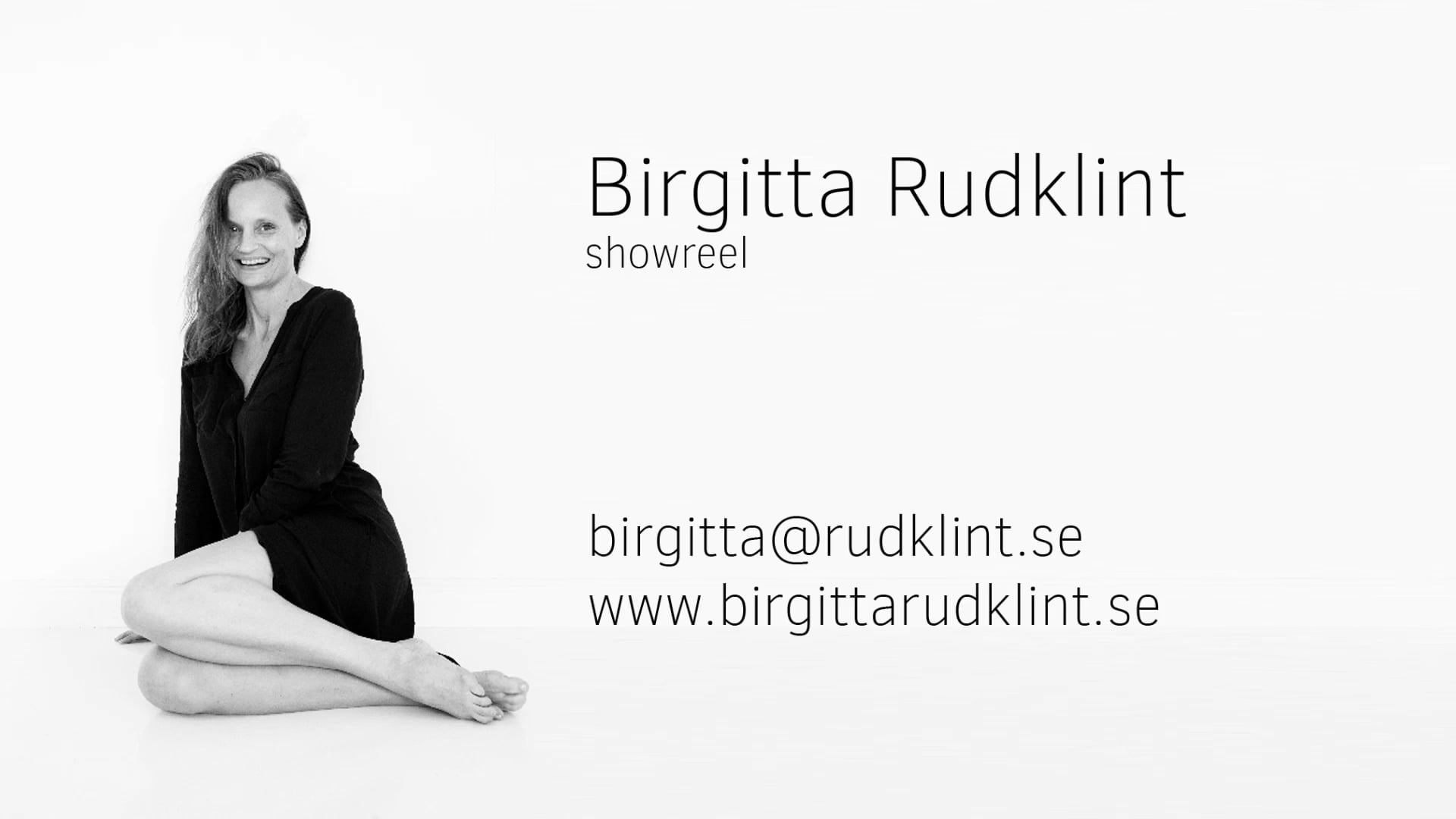 Birgitta Rudklint - Showreel