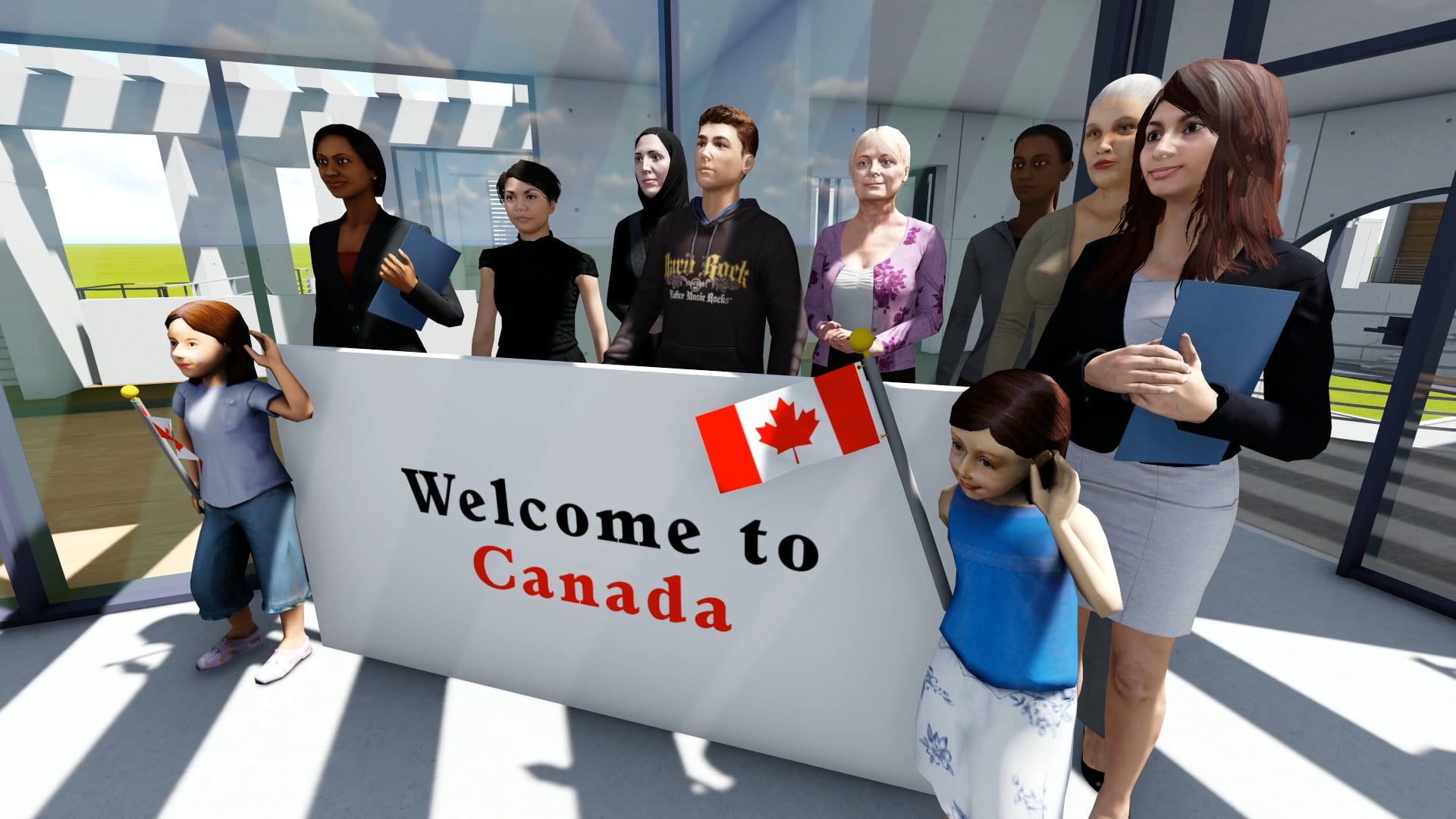 3D Animation - Welcome To Canada