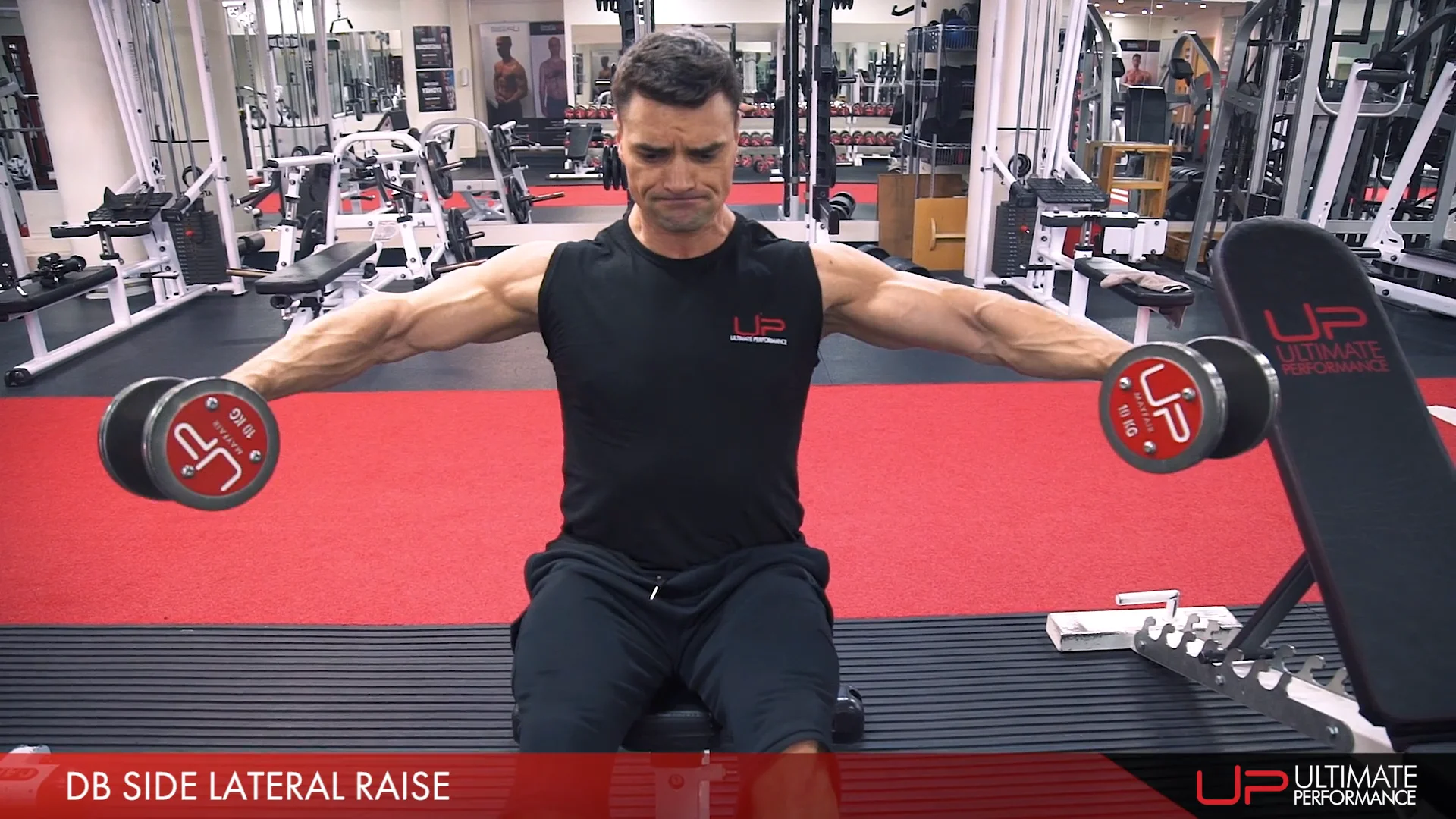 Dumbbell discount side lateral