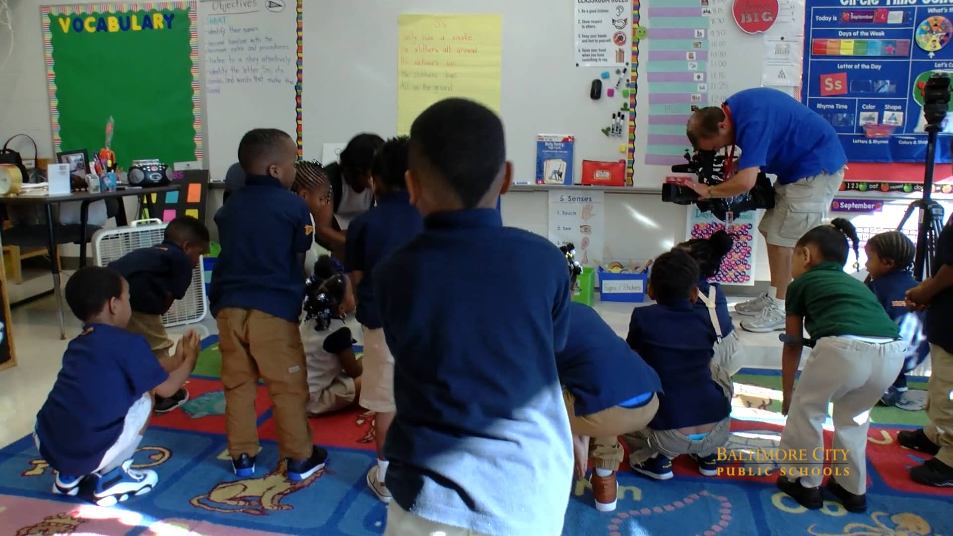 The 100 Project First Day Visit to Mary E. Rodman Elementary School