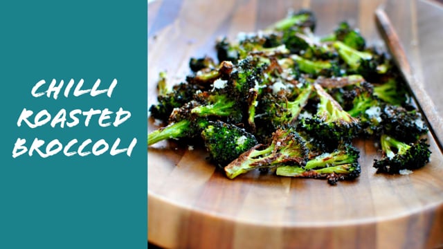 Chilis sült brokkoli recept
