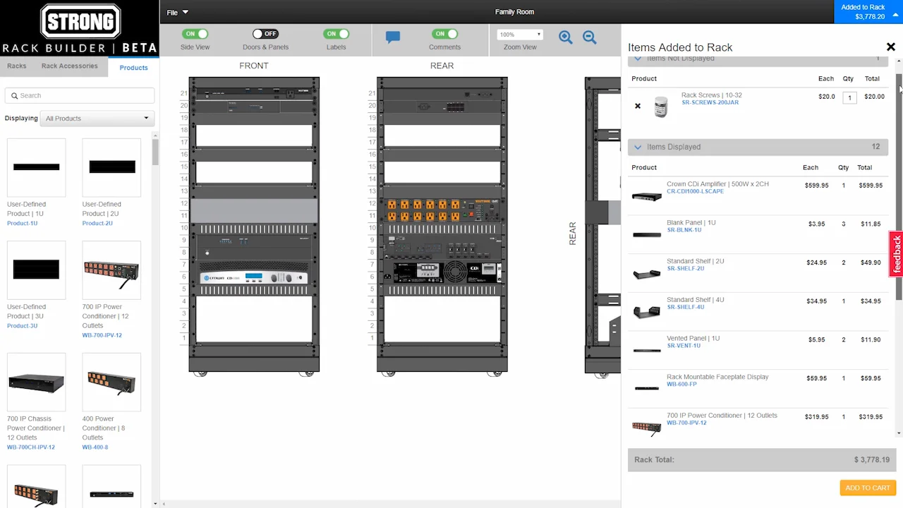 Strong Rack Builder Introduction