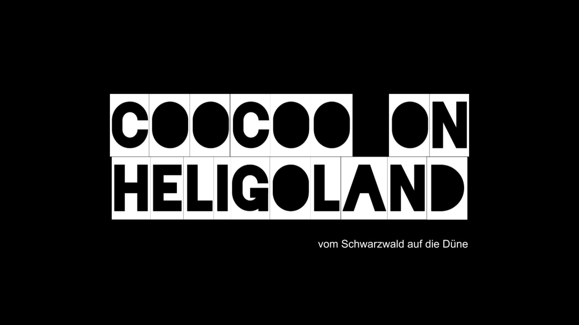 coocoo on heligoland - vom Schwarzwald auf die Düne
