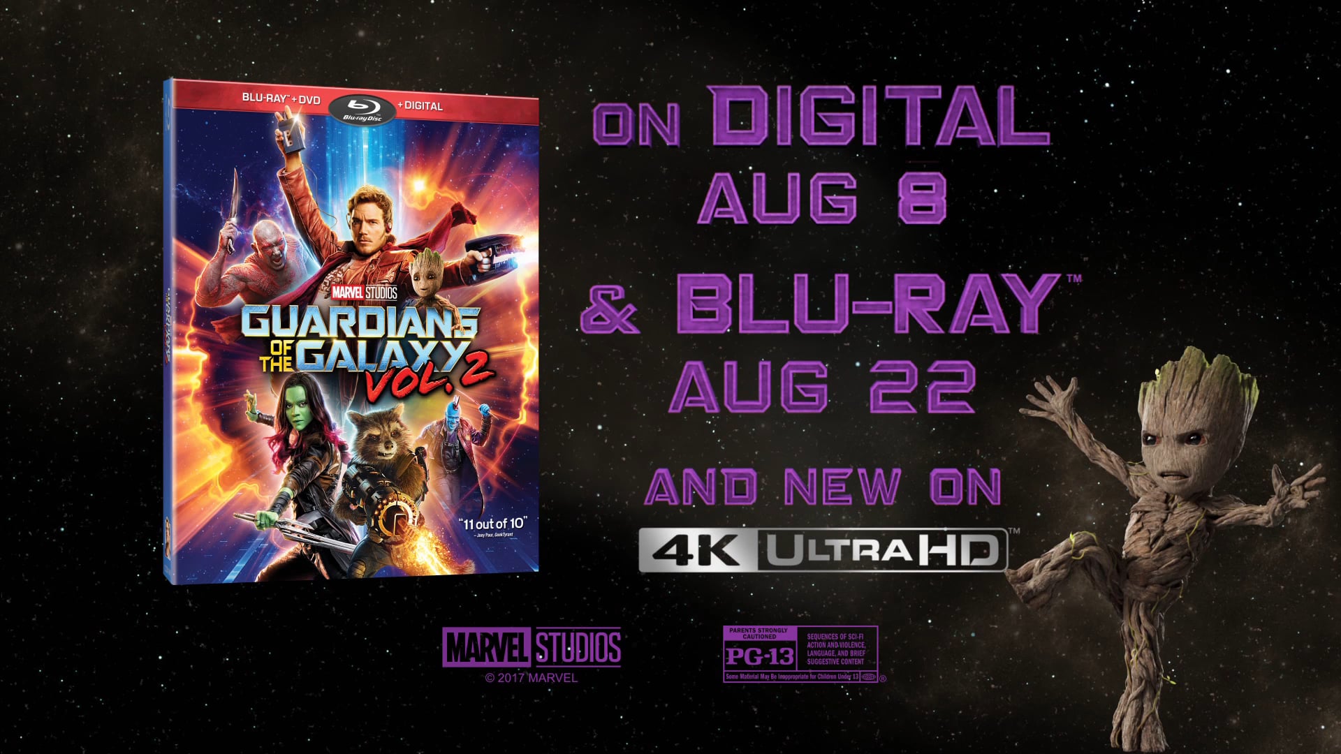 Guardians of the Galaxy Vol. 2 Home Entertainment