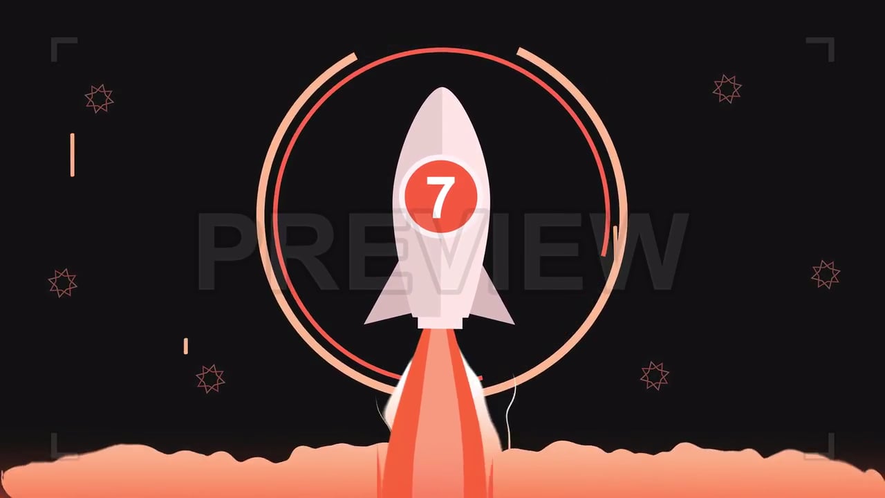 Rocket Launching Countdown Motion Graphics On Vimeo