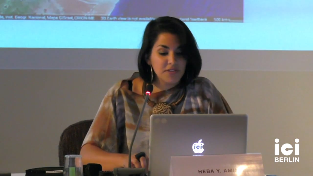 Talk by Heba Y. Amin (Panel III)