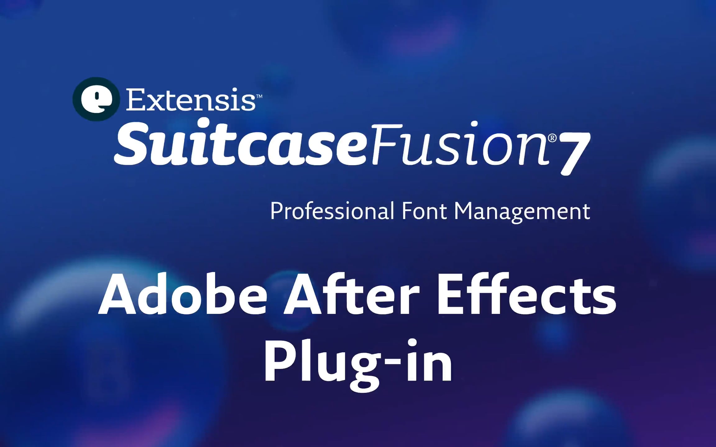 Suitcase Fusion 7 Adobe AfterEffects Plugin on Vimeo