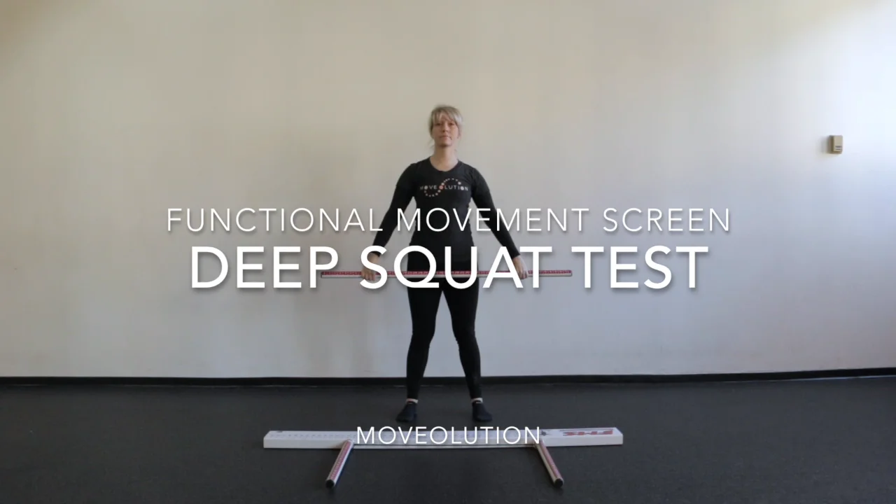 Functional movement discount screen deep squat