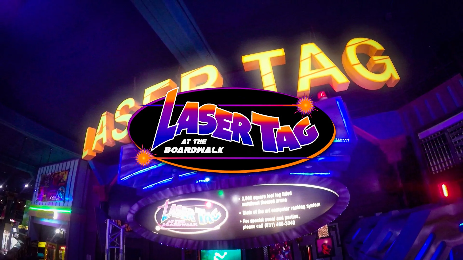 Laser Tag at the Santa Cruz Beach Boardwalk