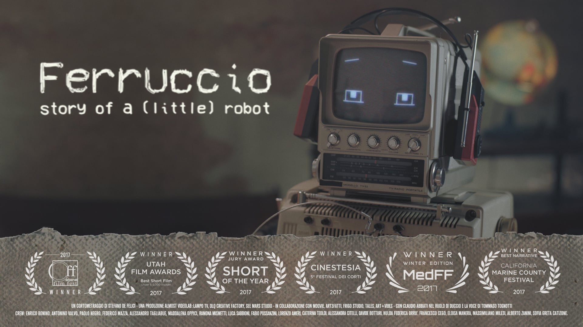 FERRUCCIO, story of a (little) robot // Trailer