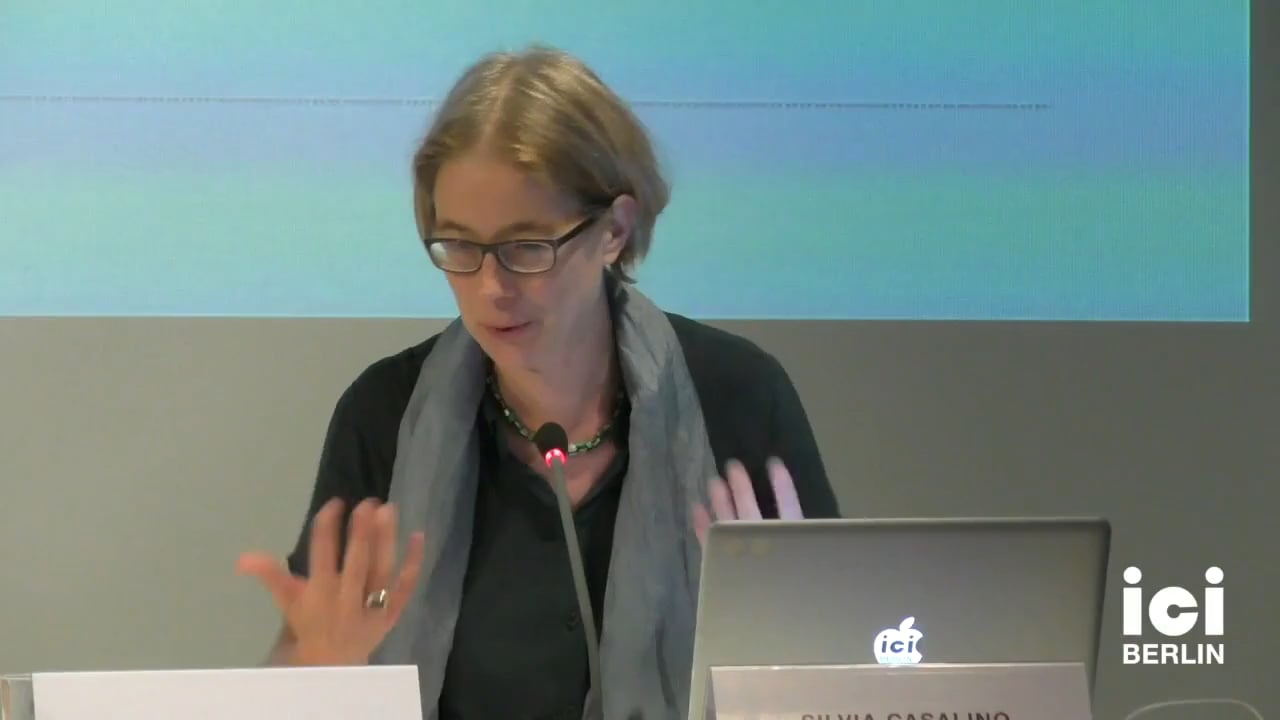 Talk by Hania Siebenpfeiffer (Panel III)