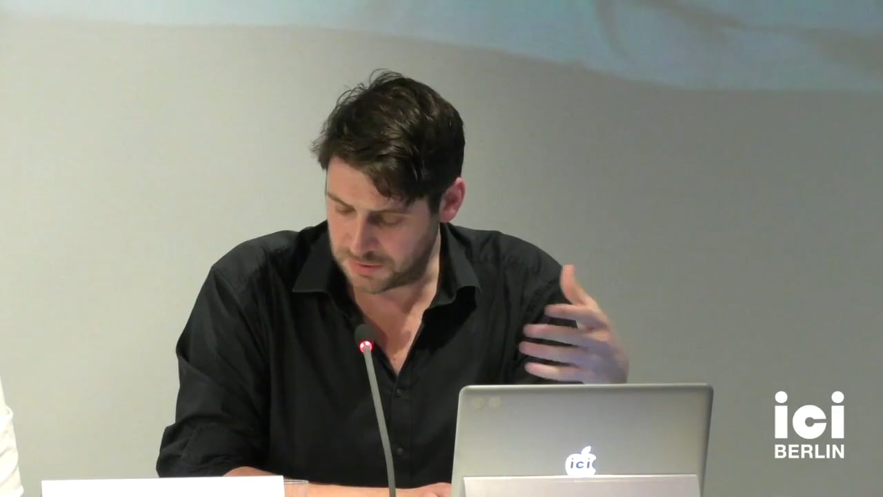 Talk by James Burton (Panel III)