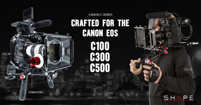 c100 shoulder rig