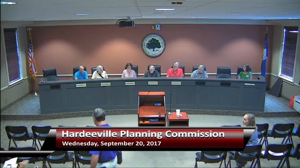 Hardeeville Planning Commission September 20, 2017 on Vimeo
