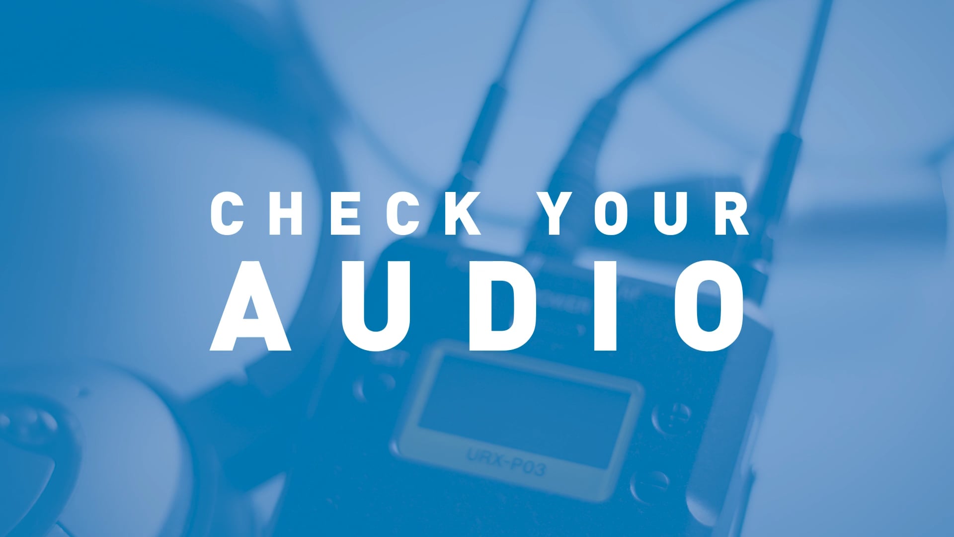 LEVEL UP Audio Episode 1 Mic Check 1, 2 on Vimeo