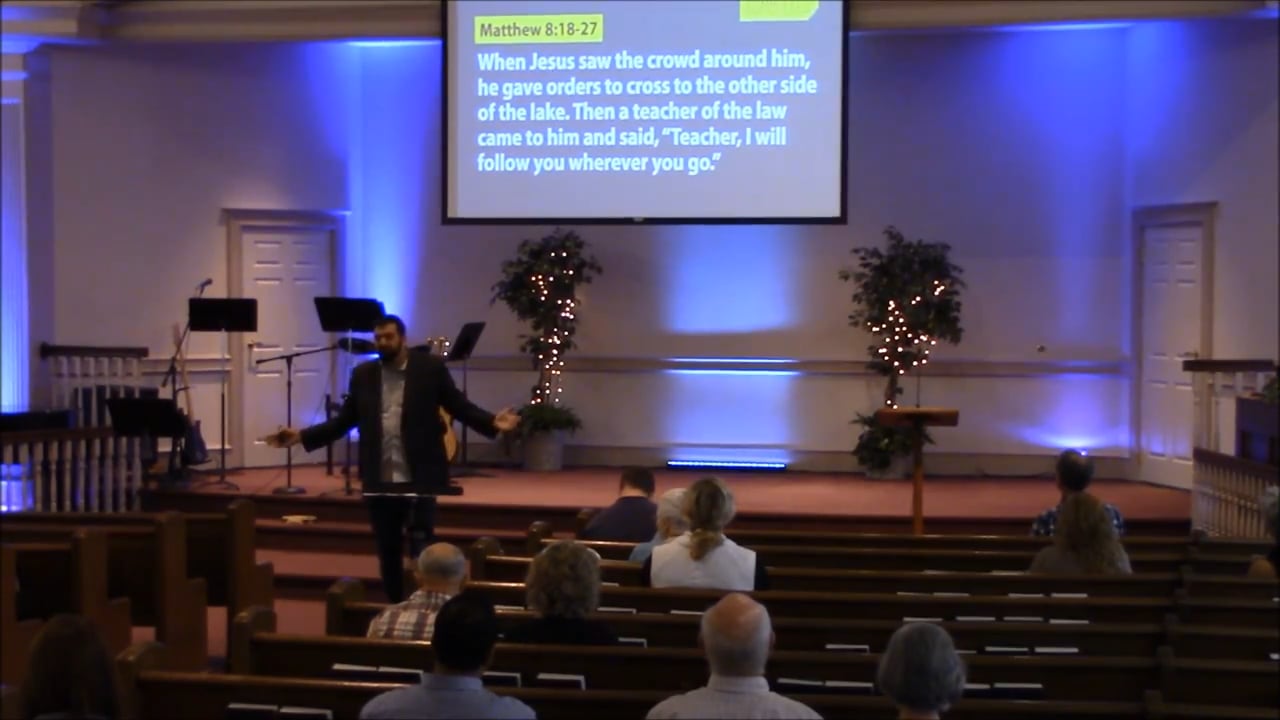 Company of the Committed. A message on Matthew 8:18-27, from Pastor ...