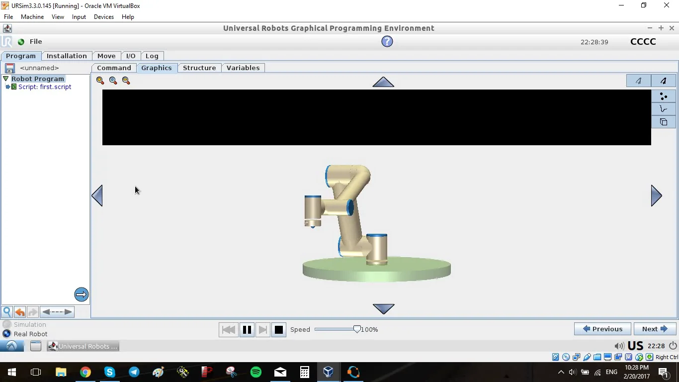 UR5 Motion Simulation on Vimeo