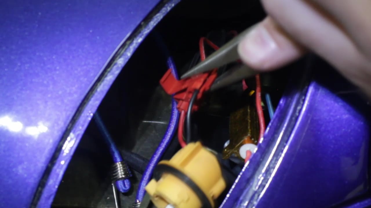 How to Install Resistors for LED Turn Signals, Fix Hyperblinking! on Vimeo