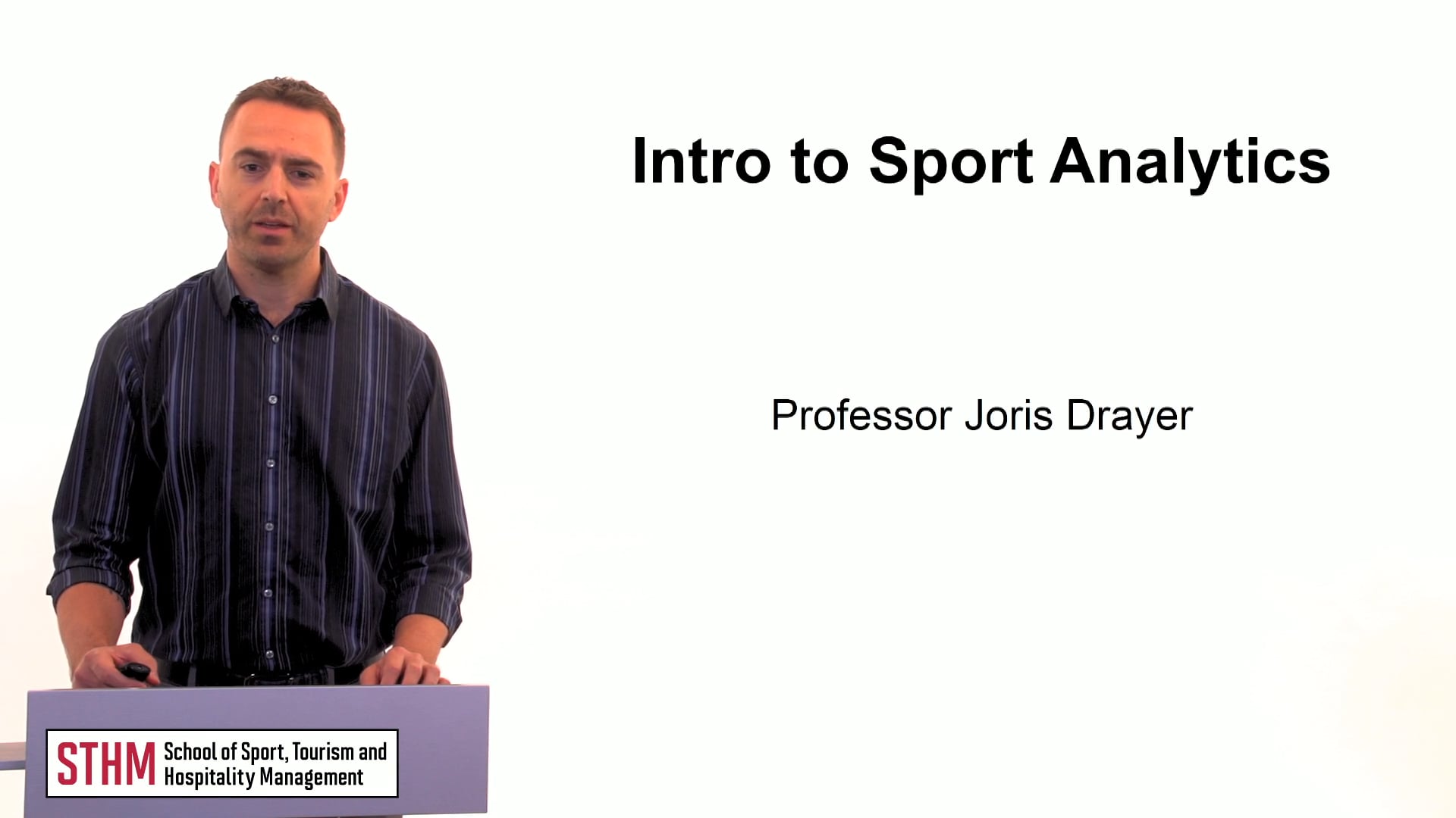 Intro to Sport Analytics