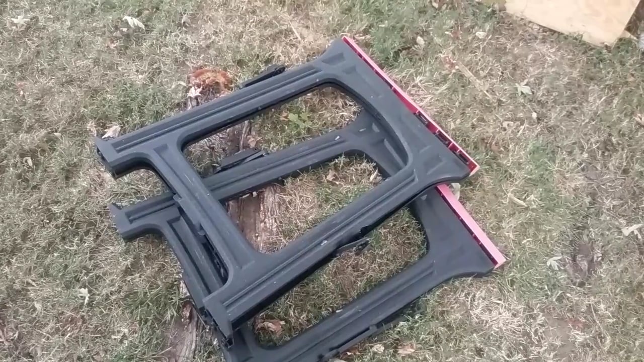 Harbor Freight Plastic Saw Horses Review on Vimeo