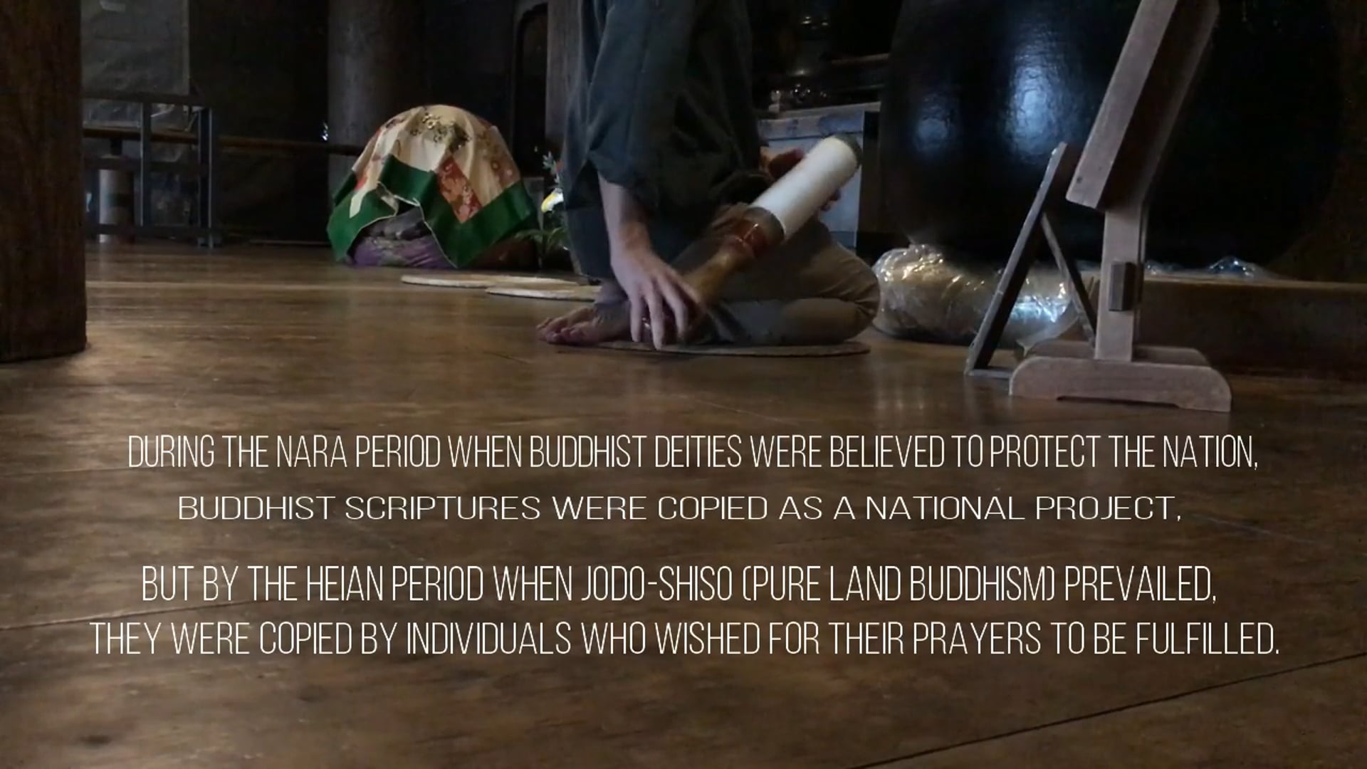 Suibun,甲骨般若を奉納する（清水寺/京都）