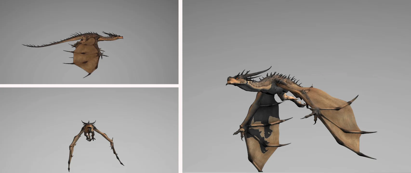 Dragon Animation Flight Cycle 52f