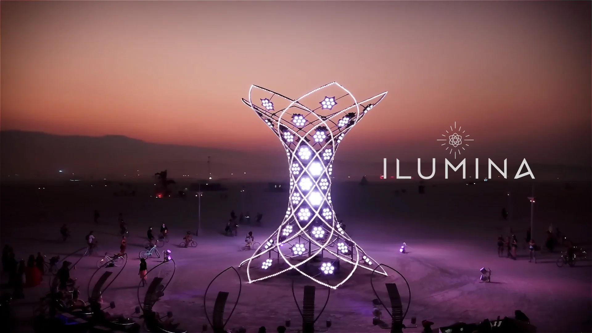 Mesmerizing light installation is powered by visitors' collective
