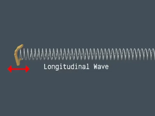Longitudinal Wave Animation