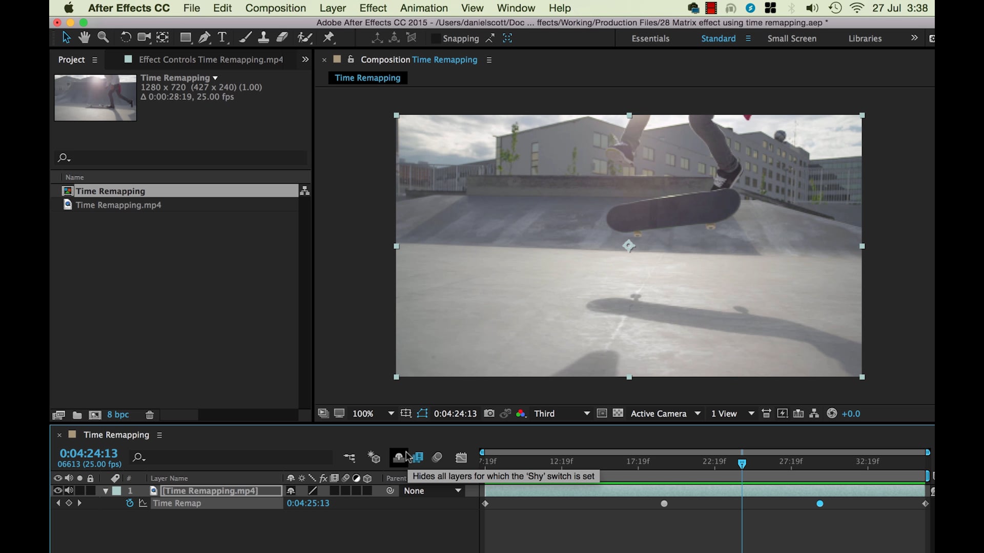Matrix Effect Using Time Remapping | Motion Graphic Course | Bring Your Own  Laptop
