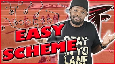 THE EASIEST SCHEME FOR BEGINNERS! (ATL Playbook) - Madden 18 Full Game Friday