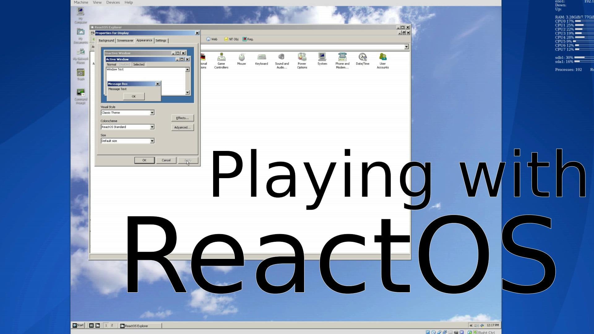 Playing with ReactOS