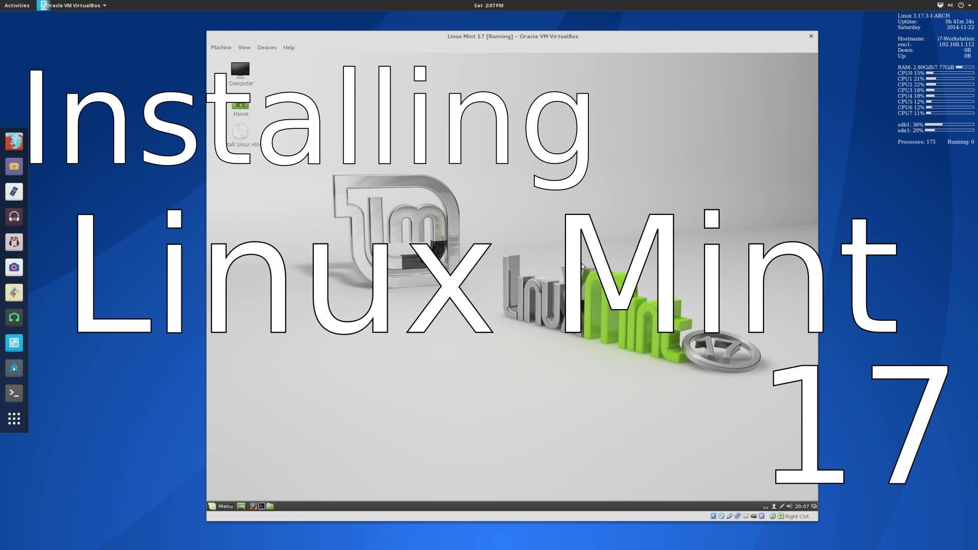 Installing Linux Mint 17