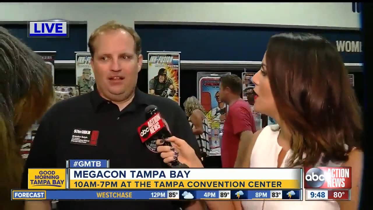 FUN LIVE SHOT- MegaCon Tampa Bay draws celebrities, comic book readers